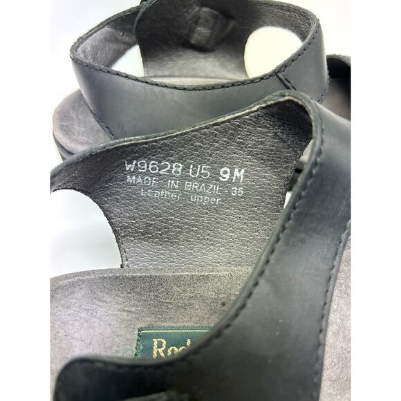 Rockport Vibram Around the Ankle Strap Size 9M Black - Picture 6 of 7